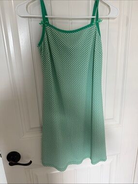 wild fable Green Gingham Slip Dress